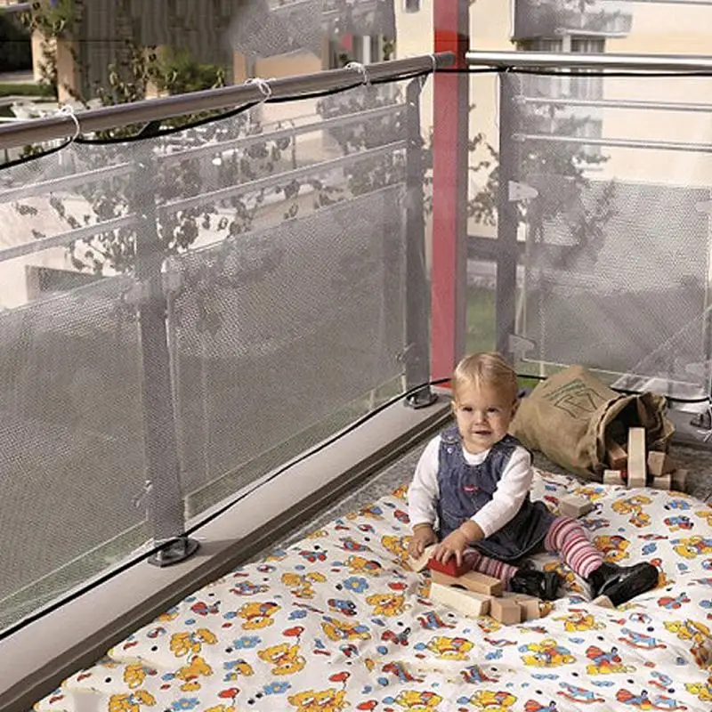 

Baby Fence Decoration Net Coarse Hard Mesh Child Safety Staircases Net Banister Stair For Kids Pets For Baby Safety