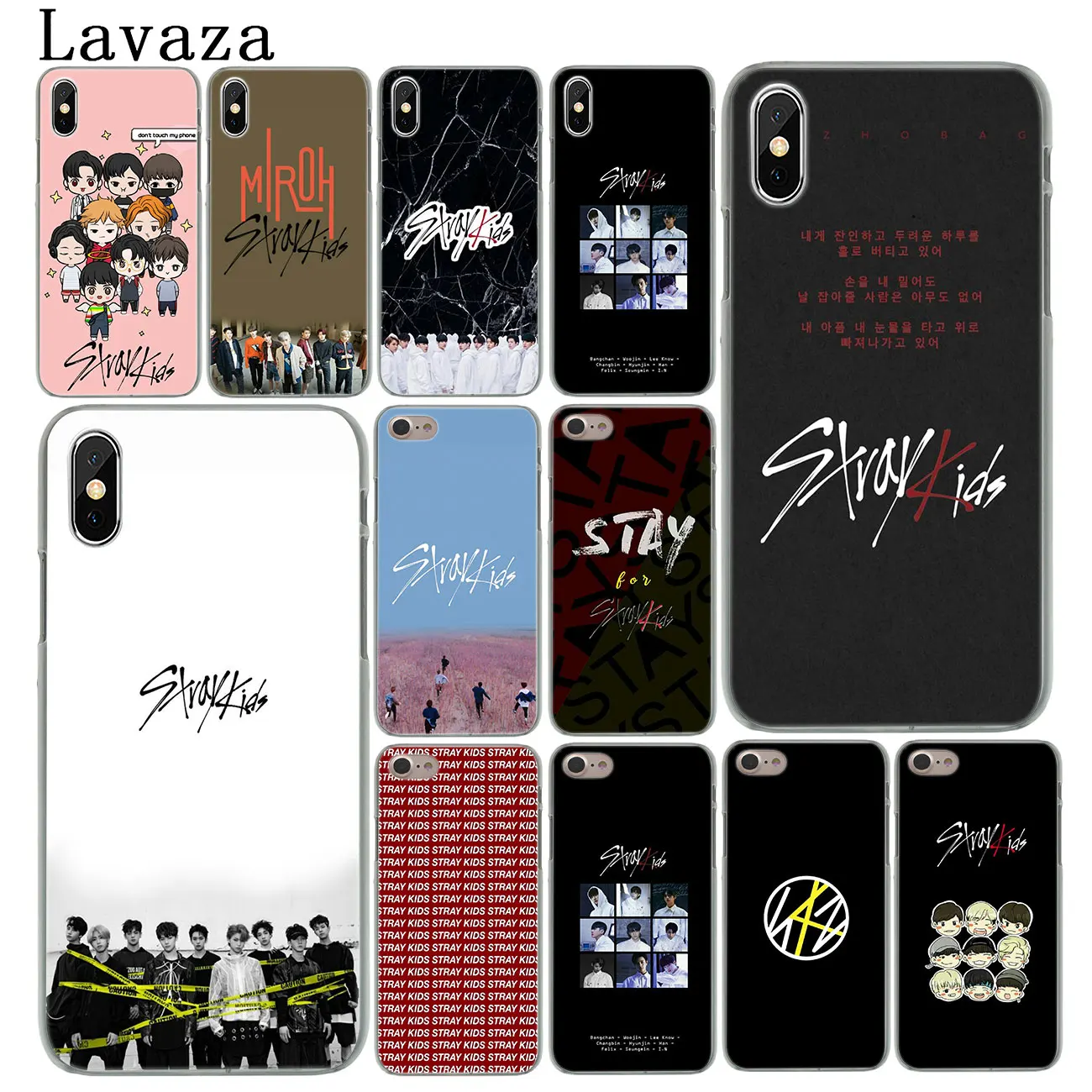 Чехол Lavaza KPOP Stray Kids для iPhone XR X XS 11 Pro Max 10 7 8 6S 5 5S SE 4S 4|Чехлы-накладки| |