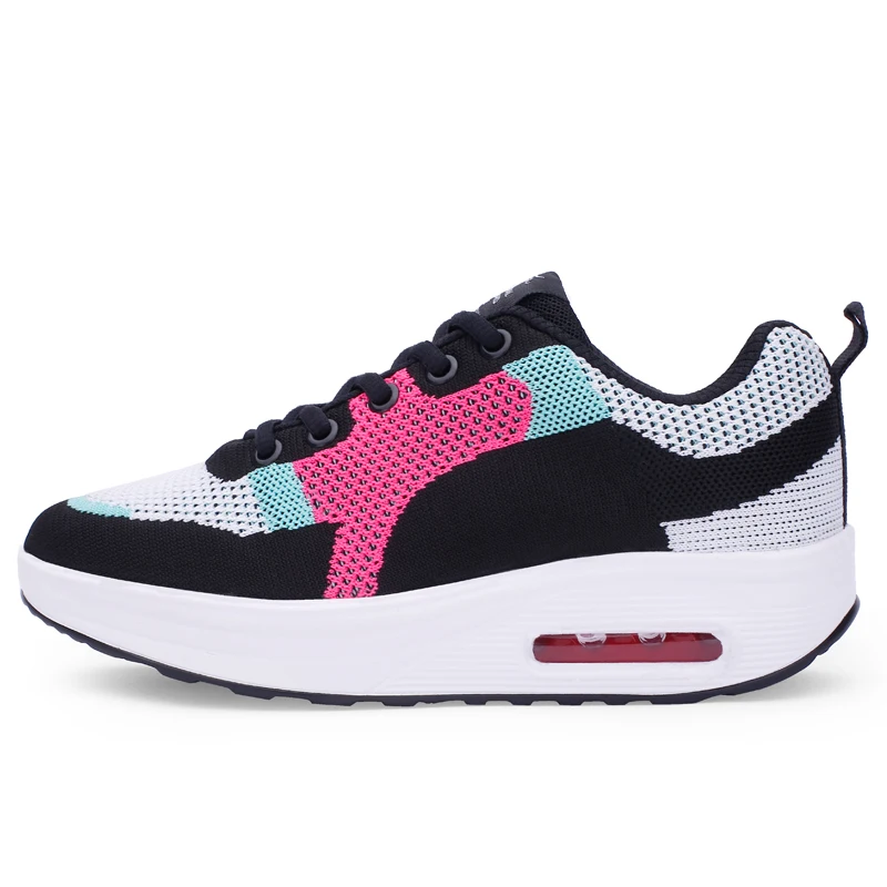 Кроссовки женские на шнуровке Вулканизированная подошва легкая повседневная