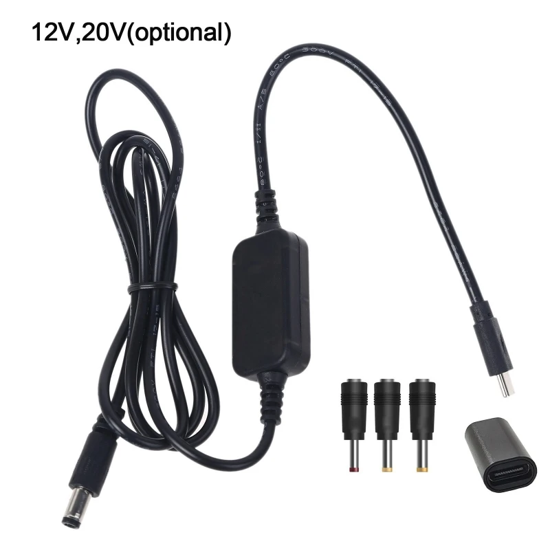 USB C Type PD на 12 В 20 в 2 5/3 5/4 0/5 5 мм конвейер адаптер кабель шнур для Wi Fi маршрутизатора