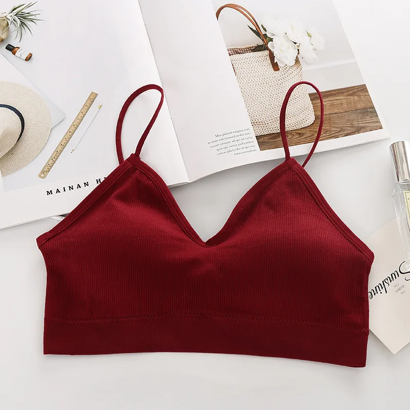 

2020 Women Underwear Bra Push up Sexy Seamless Bralette Chest Tops Wire Free Brassiere Women Lingerie Vest Bras Sleep Tops