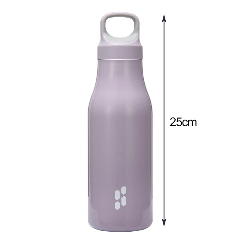 

Vacuum Insulated Water Bottle, Double Wall Stainless Steel Wide Mouth Thermos Flask 15Oz