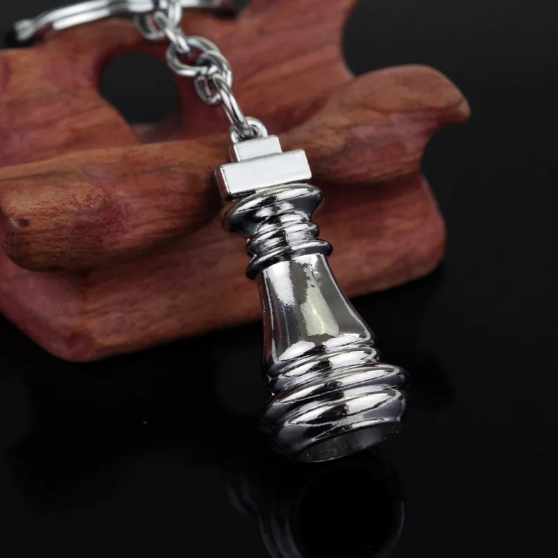 ZXMJ аниме мультфильм шахматы брелок игра жизни винтажный сплав металла Подвеска