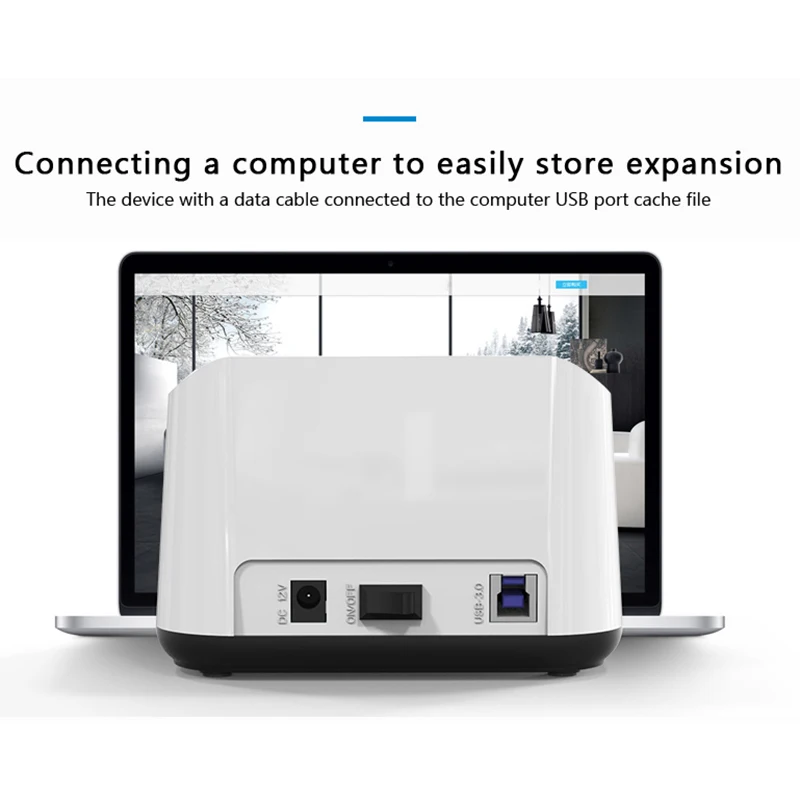 Blueendless 2 Bay SATA USB 3 0 внешний жесткий диск SSD чехол HDD Caddy Док станция для 5/3 5 в