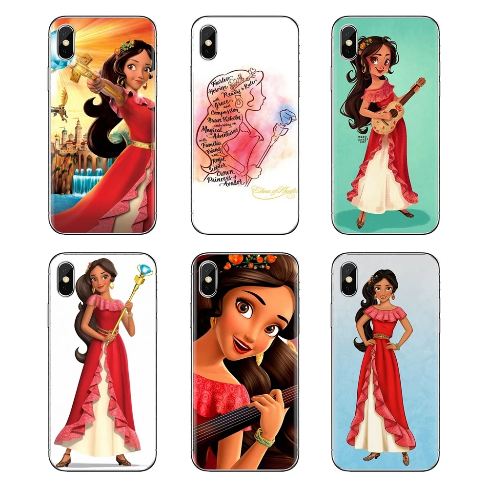 Принцесса Елена прозрачные мягкие чехлы для спортивной камеры Xiao mi 6 A1 Max x 2 5X 6X Red