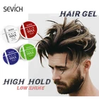 Модный гелевый воск Sevich для волос для мужчин, 100 г, долговечный, с контролем краев, товары для укладки волос в стиле ретро, масляный воск для волос