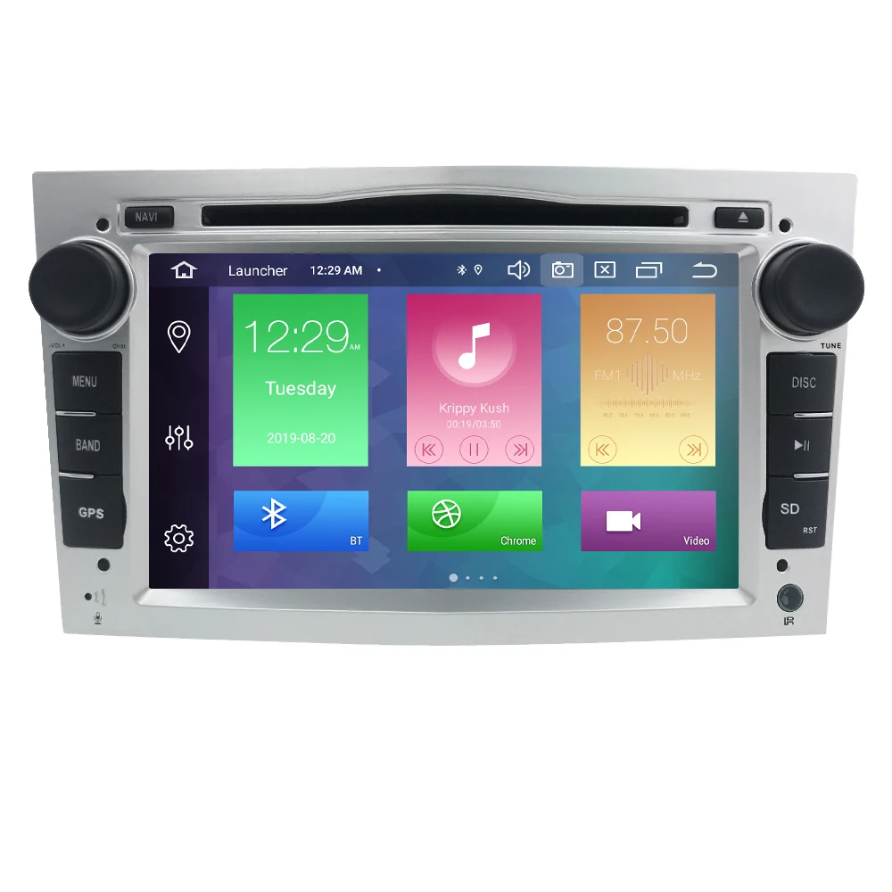 silver Hizpo PX5 2 Din Octa Core " Android 8,0 автомобильный dvd-радиоплеер для Opel Astra Vectra Antara Zafira Corsa gps Navi Wi-Fi и Bluetooth - Цвет: silver