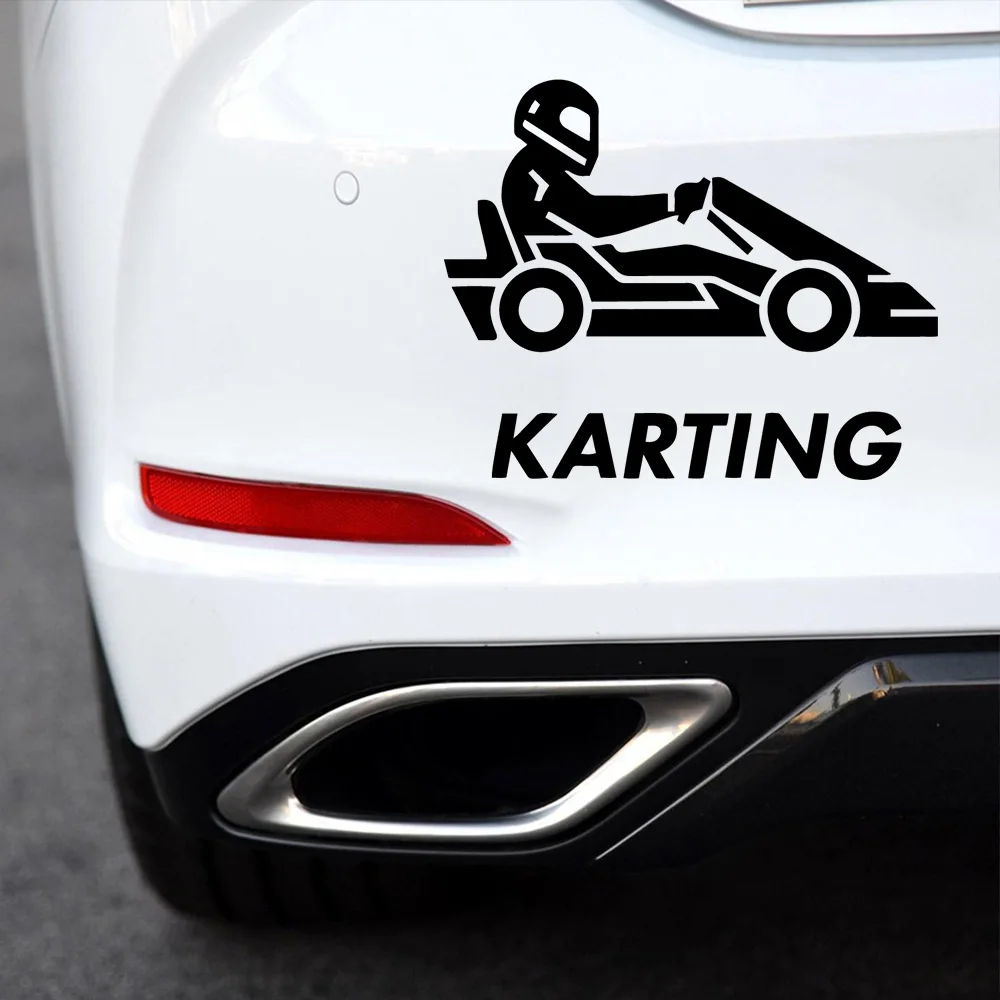 

Cool Design Karting Car Decal Beautiful Car Stickers Vinyl Decal Personality Waterproof Accessories Vinyl Decal Personality