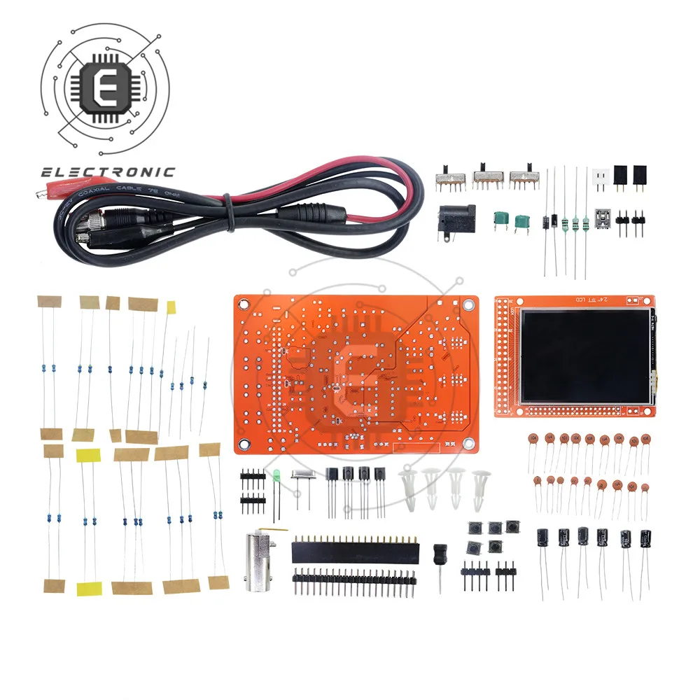Комплект осциллографа ЖК-дисплей DSO138 2 4 дюйма прозрачный акриловый чехол сделай