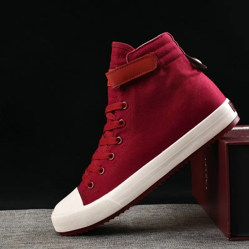 

Fashion Sneakers Men Shoes Male Canvas Shoes High top Sneakers Men Casual Shoes Black White Cloth Footwear rty654
