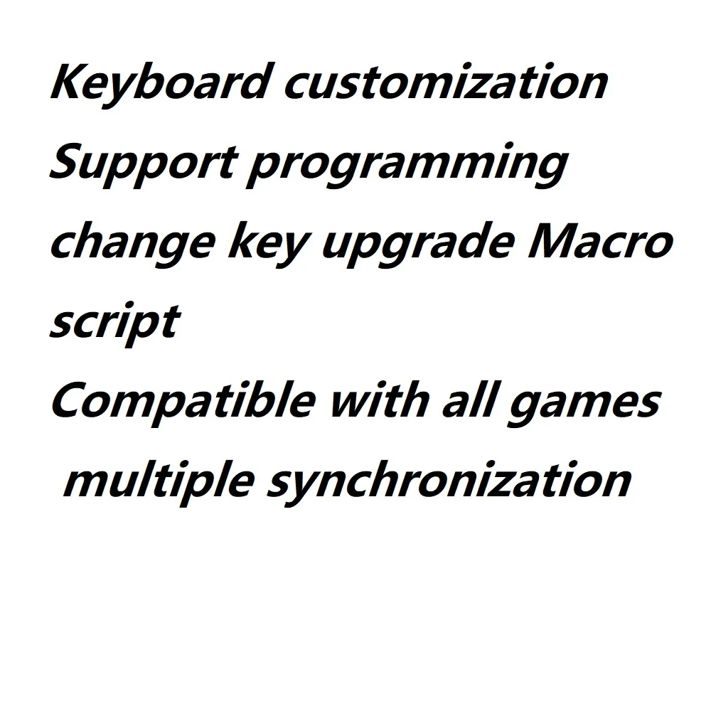 

Поддержка настройки клавиатуры Программирование обновление ключа макроскрипт Совместимость со всеми играми несколько синхронизаций