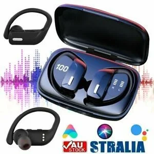 

Wireless Bluetooth Earphones Sweatproof Headphones Sport Gym Earbuds with Mic