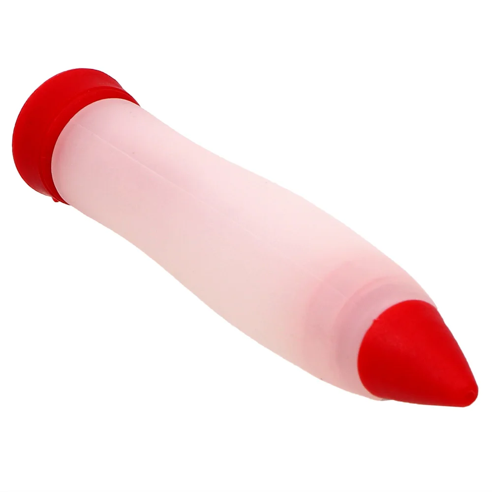 

Silicone Cookie Icing Piping Pastry Nozzles Food Writing Pen for Chocolate Jam Syrup Cream Cake Decorating Tools