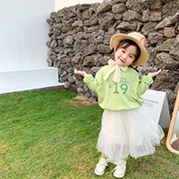 Летние платья детская одежда фатиновая юбка с оборками для девочек многослойное