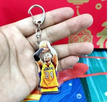 20 шт./лот 3D Коби Карри Джеймс Оуэн Дюрант баскетбольная звезда Брайант брелок