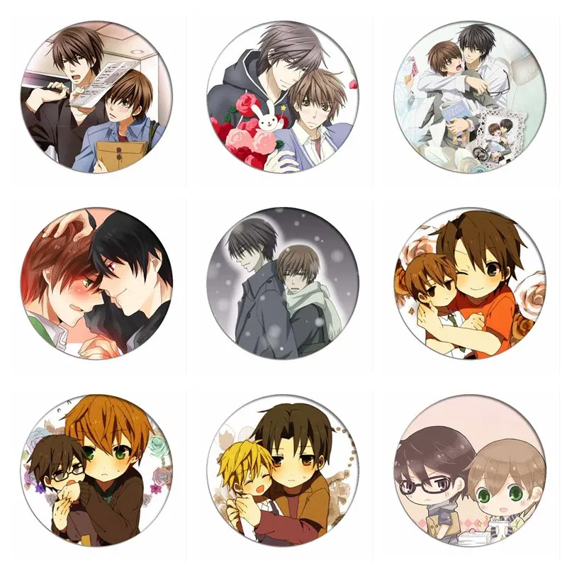Sekai ichi Hatsukoi Значки для косплея Onodera Ritsu брошь значок Takano Masamune коллекционные сумки