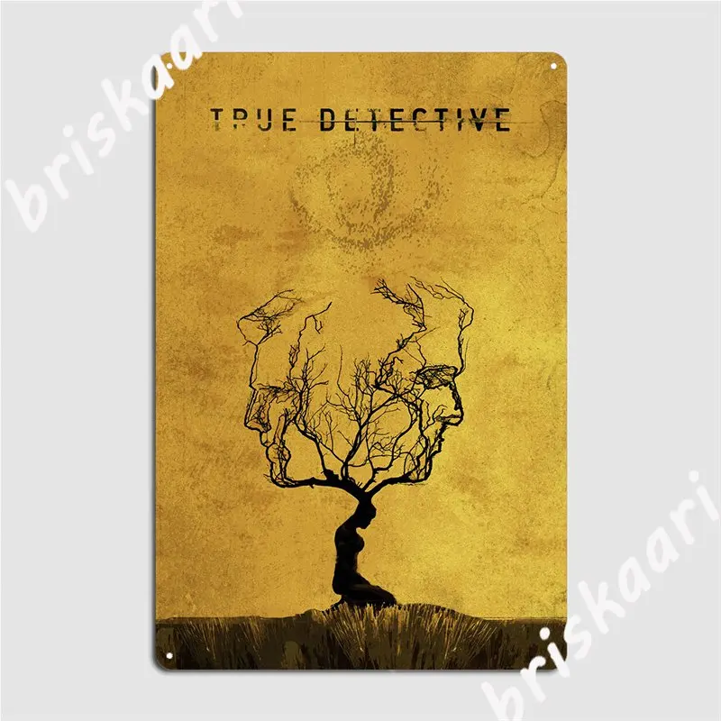 

True Detective Tv Show Metal Sign Club Bar Wall Plaque Club Home Create Tin Sign Poster