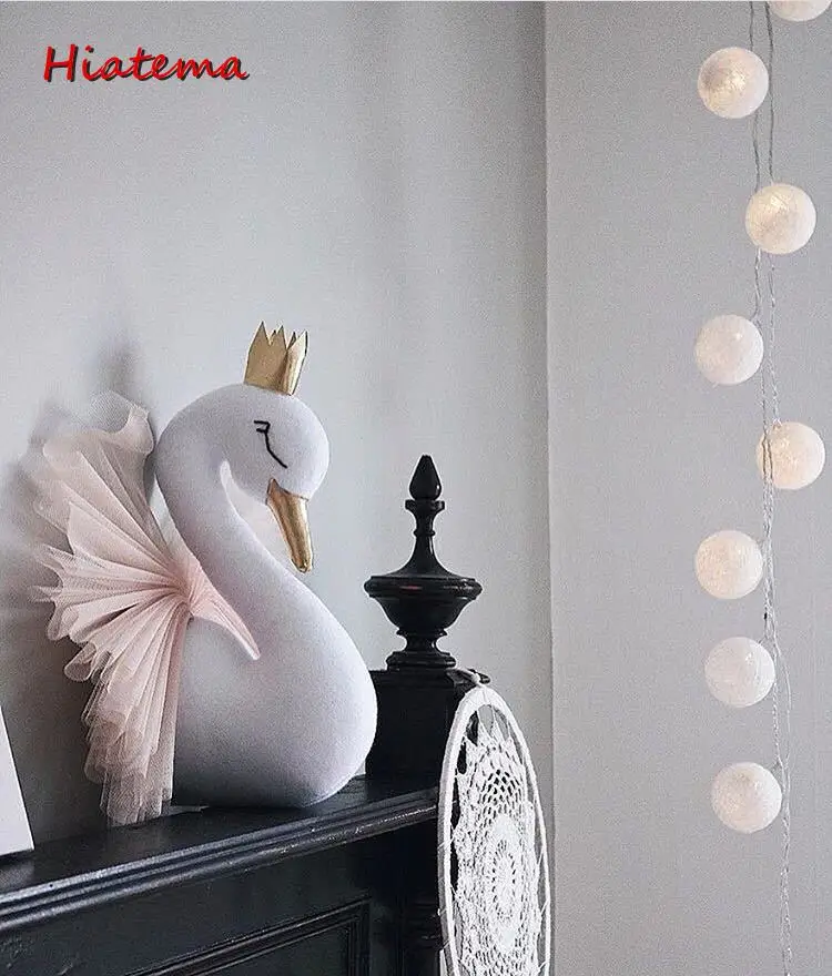 Голова Животного Лебедь Фламинго Настенный декор Единорог медведь подвесное