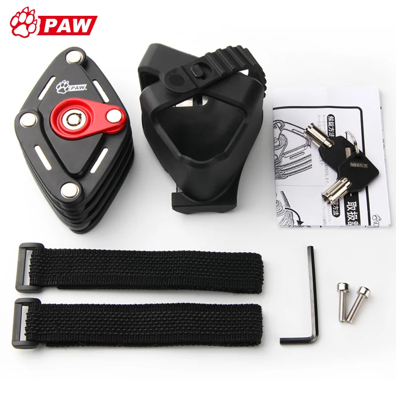 Foldable Bicycle Lock Strong Security Anti-theft Road MTB Bike Cycling Alloy Mount Bracket Mountain Heavy Duty | Спорт и развлечения