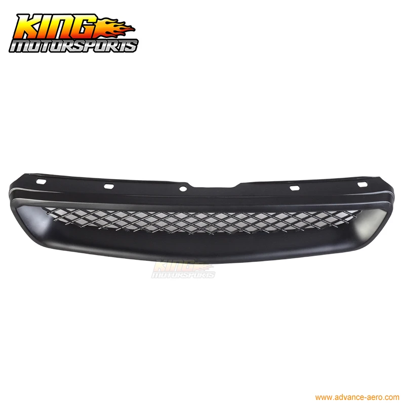 Подходит для 96-98 HONDA CIVIC EK CX DX EX HX LX передний капот Гриль решетка тип R ABS США