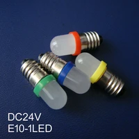 high quality dc24v e10 lighte10 24v frosted led lighte10 24v lighte10 24v bulbe10 lamp 24ve10 24vfree shipping 1000pcslot