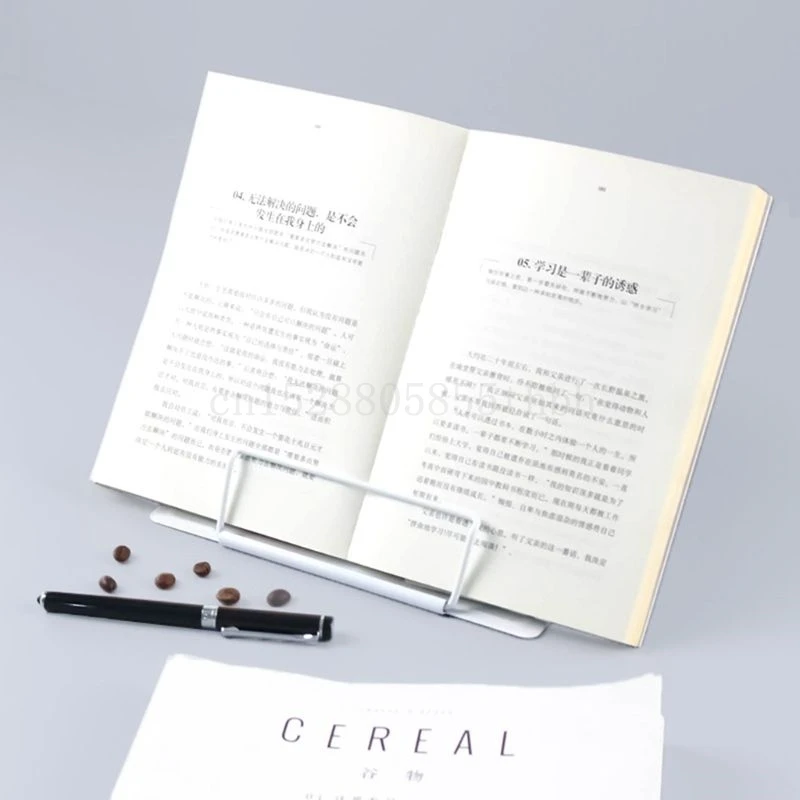 Portable Metal Adjustable Reading Book Holder Support Document Shelf Bookstand | Канцтовары для офиса и дома