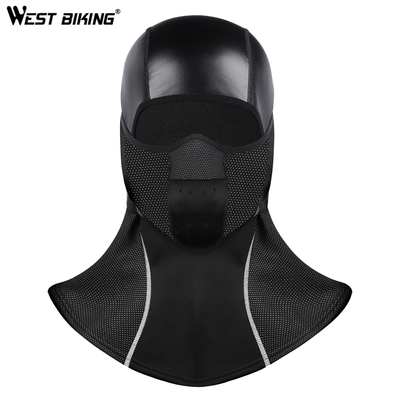 Зимняя флисовая шапка для велоспорта теплая водонепроницаемая маска лица