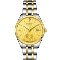 new rosdn womens watches luxury brand japan automatic mechanical 24k gold skeleton sapphire 50m waterpoof couple watch r2067w