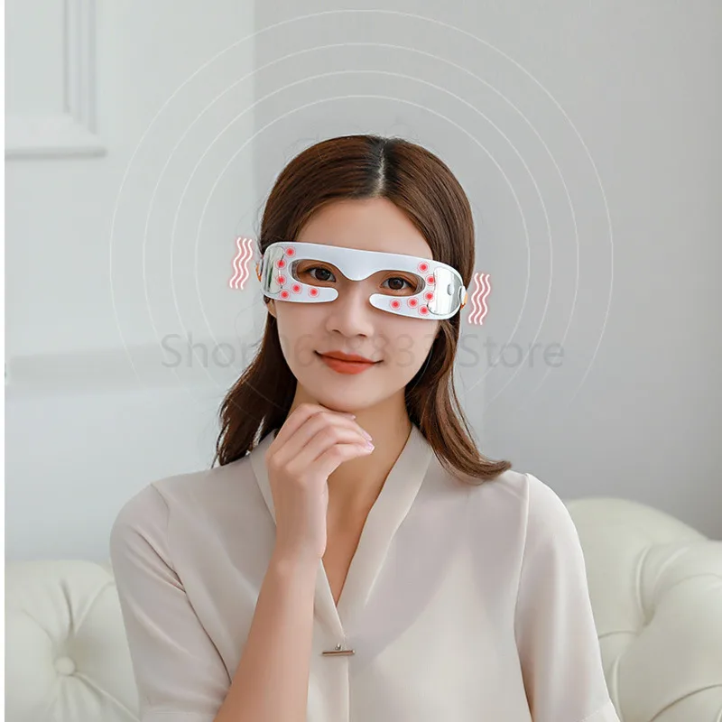 

Electric Eye Massager Anti Wrinkle Eye Massage Anti Aging Eye Care LED Hot Massage Rechargeable Massage Device Eye Beauty Tool