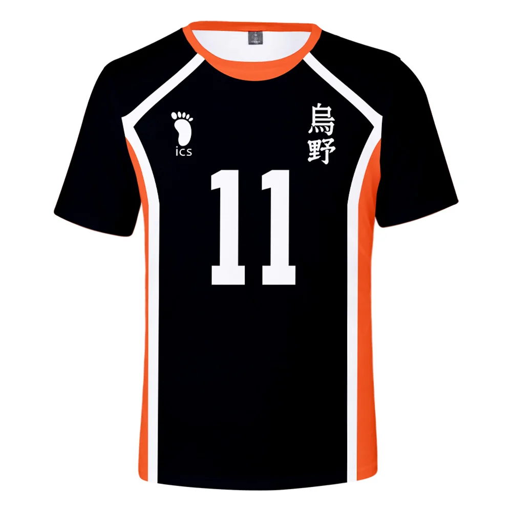 

2021 New Summer Tops Men Women Children Anime Haikyuu Hinata Shoyo 3D Print T-shirt Casual Boy Girl Harajuku Men clothing Tops