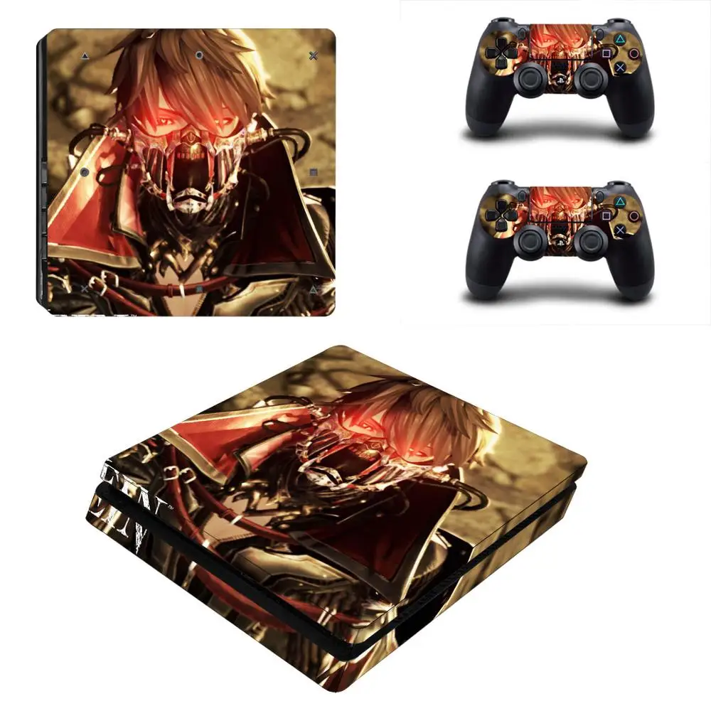 Виниловая наклейка с кодовым рисунком для PS4 Slim Skin Playstation 4 DualShock консоль и