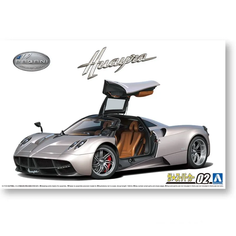 

Сборная модель автомобиля 1/24 Pagani Huayra '12, суперроскошный спортивный автомобиль 05806, пластиковый комплект, сборная модель, «сделай сам», демон...