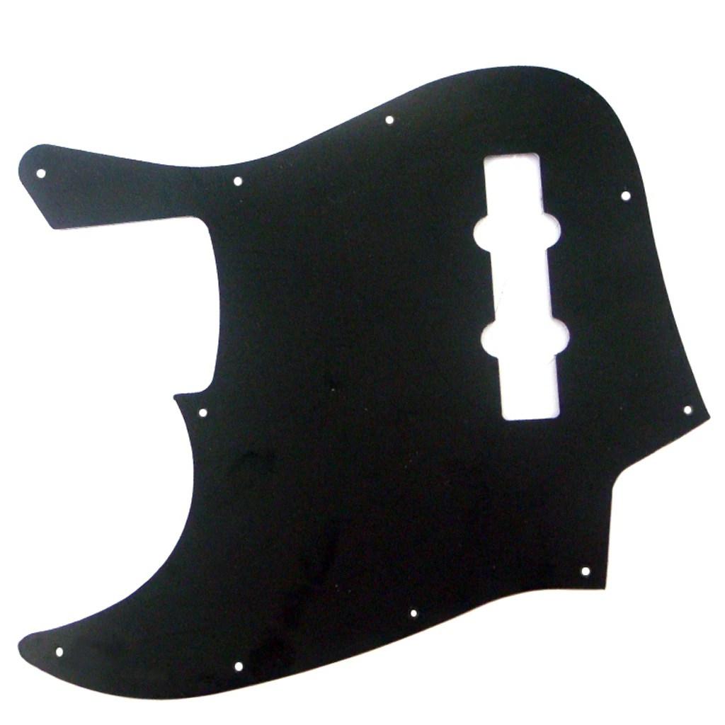 

10-Hole 3Ply Bass Pickguard Pick Guard Scratch Plate Replacements Parts Black