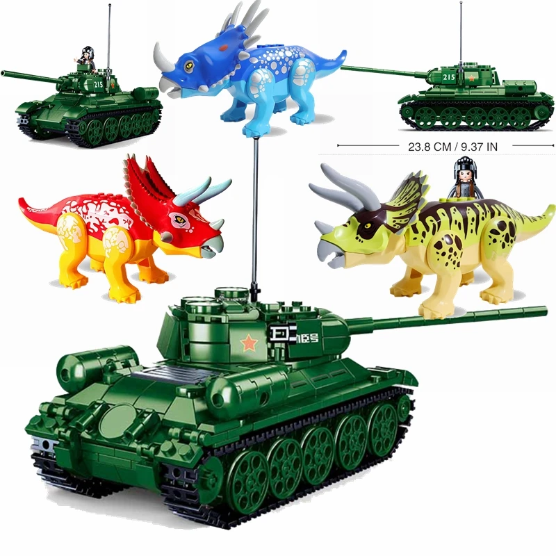 

Военный танк Mailackers, динозавр легион, военный бронированный танк, военный бронированный автомобиль, детская игрушка «сделай сам», строитель...