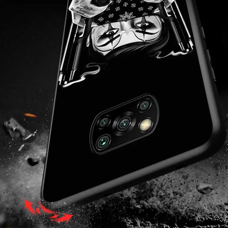 

African Girl Sexy For Xiaomi Redmi K30 K30S Mi 10T Lite Pro Poco X3 NFC X2 M3 M2 F2 Pro C3 F1 Soft Black Phone Case