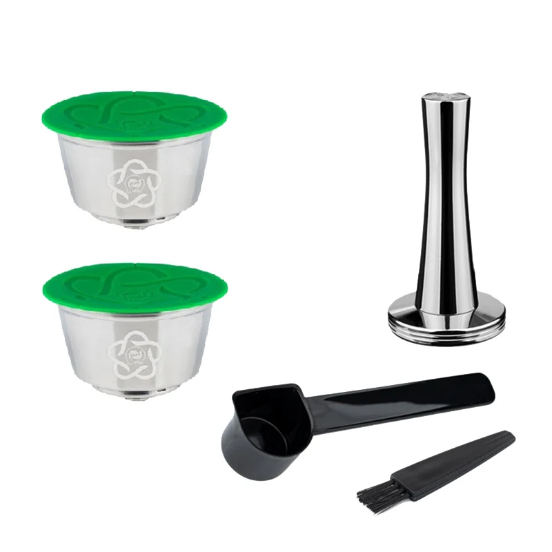 

I Cafilas Comfortable Multi-Pattern Household Stainless Steel Coffee Filter Reusable Coffee Capsule Make for Gusto