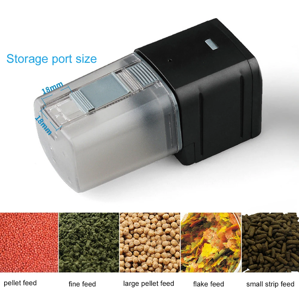 

Automatic Fish Feeder Aquarium Intelligent Wi-Fi APP Control Goldfish Feeding Dispenser LCD Indicates Timer Feeding Device