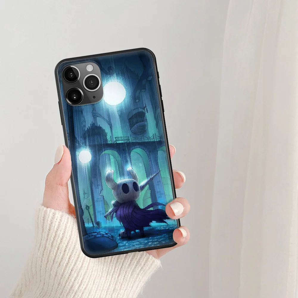 

Hollow Knight Phone Case For IPhone 5 5S SE 5C 6 6S 7 8 Plus X XS XR 11 12 Mini Pro Max 2020 black Funda Luxury Cover 3D Etui