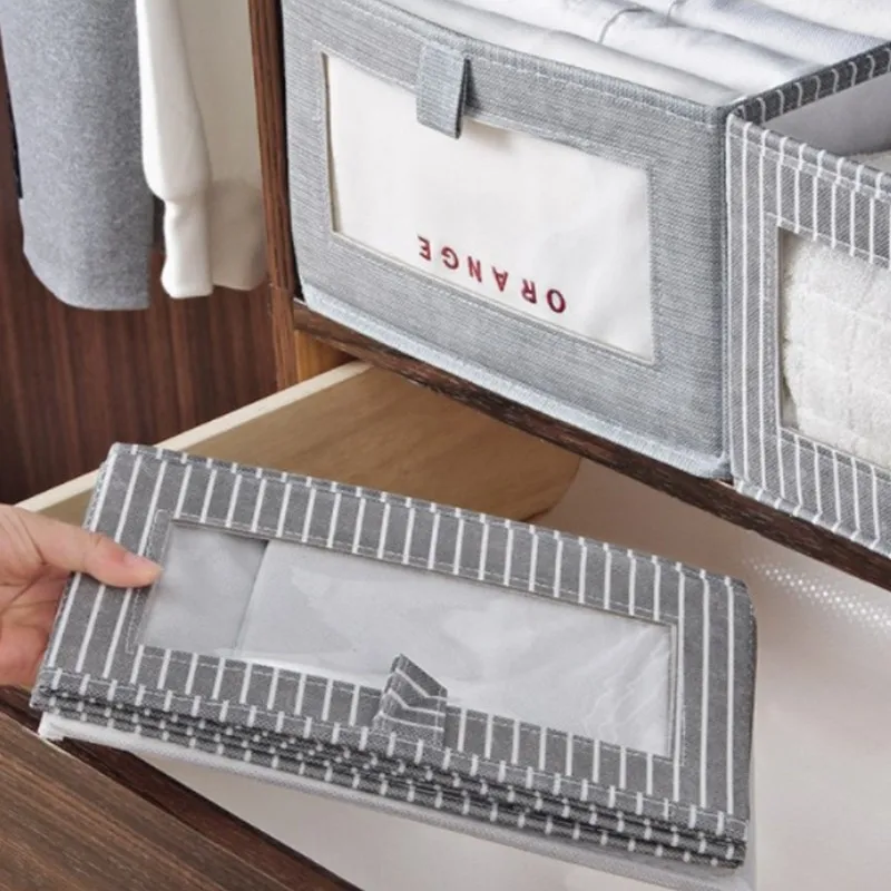 

Underwear Bra Organizer Storage Box Beige Drawer Closet Organizers Boxes For Underwear Scarfs Socks Bra