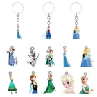 Брелок из эпоксидной полимерной смолы с принтом Холодное сердце в стиле Дисней, принцессы Эльзы и Анны, школьный рюкзак, подвеска для сумки, ювелирные изделия, брелок, ювелирные изделия, A73