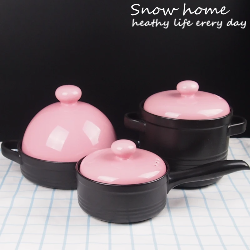 Японская кастрюля керамическая жаростойкий суп лапша для молока антипригарная