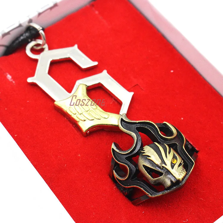 Аниме Bleach кольцо ожерелье Набор Косплей сплав ювелирные аксессуары-кулоны набор