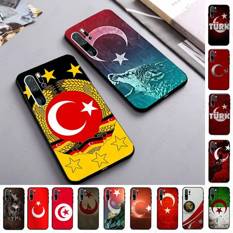 Флаг в Стамбуле Турция волк чехол для телефона huawei p30lite p30pro p20lite p40lite p10plus psmart mate20lite