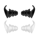 1 пара 3 Слои Мягкие силиконовые вкладыши Вилки зауженные сна Шум наушник с Вилки звукоизоляция для ушей