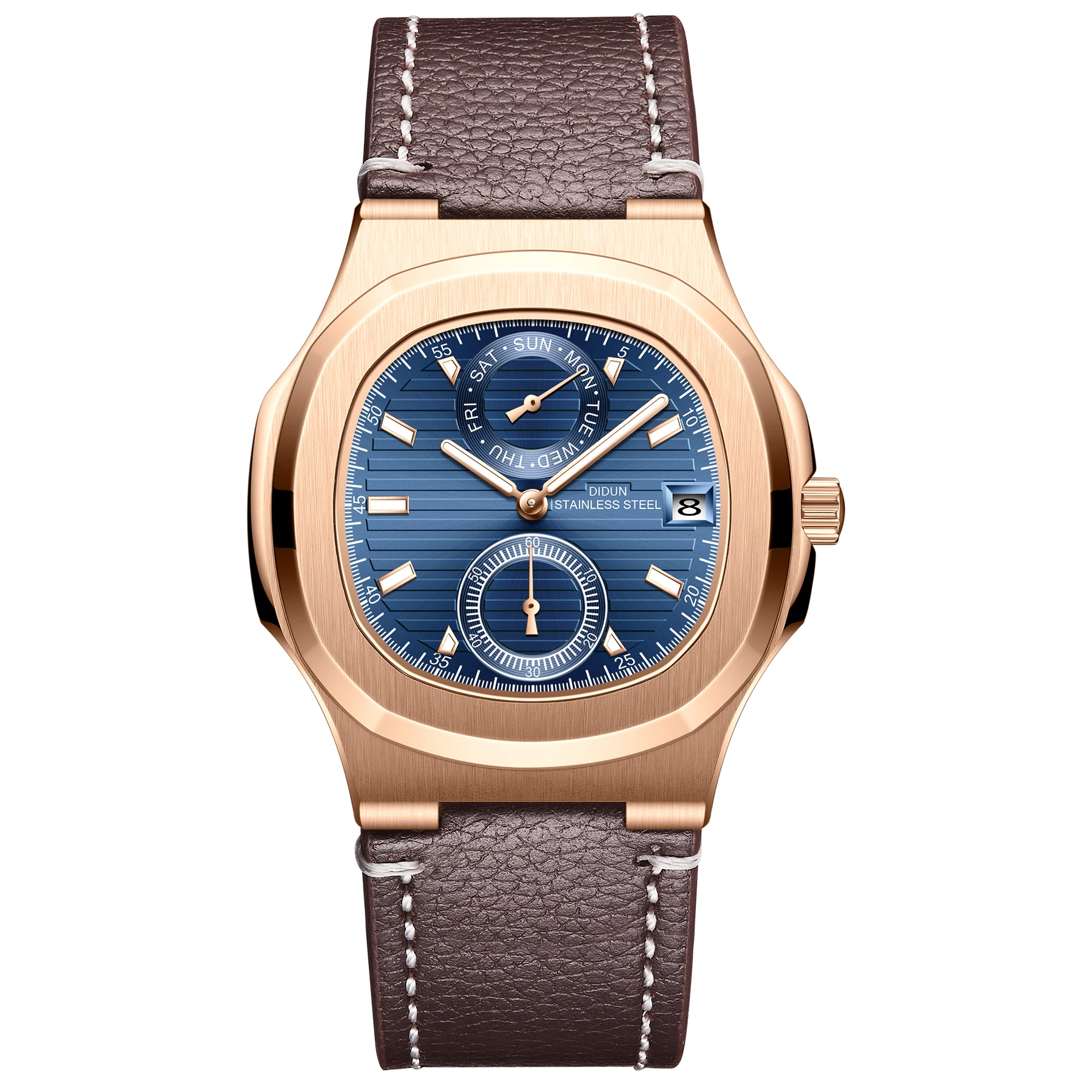 Часы наручные DIDUN Мужские кварцевые брендовые Роскошные армейские в стиле