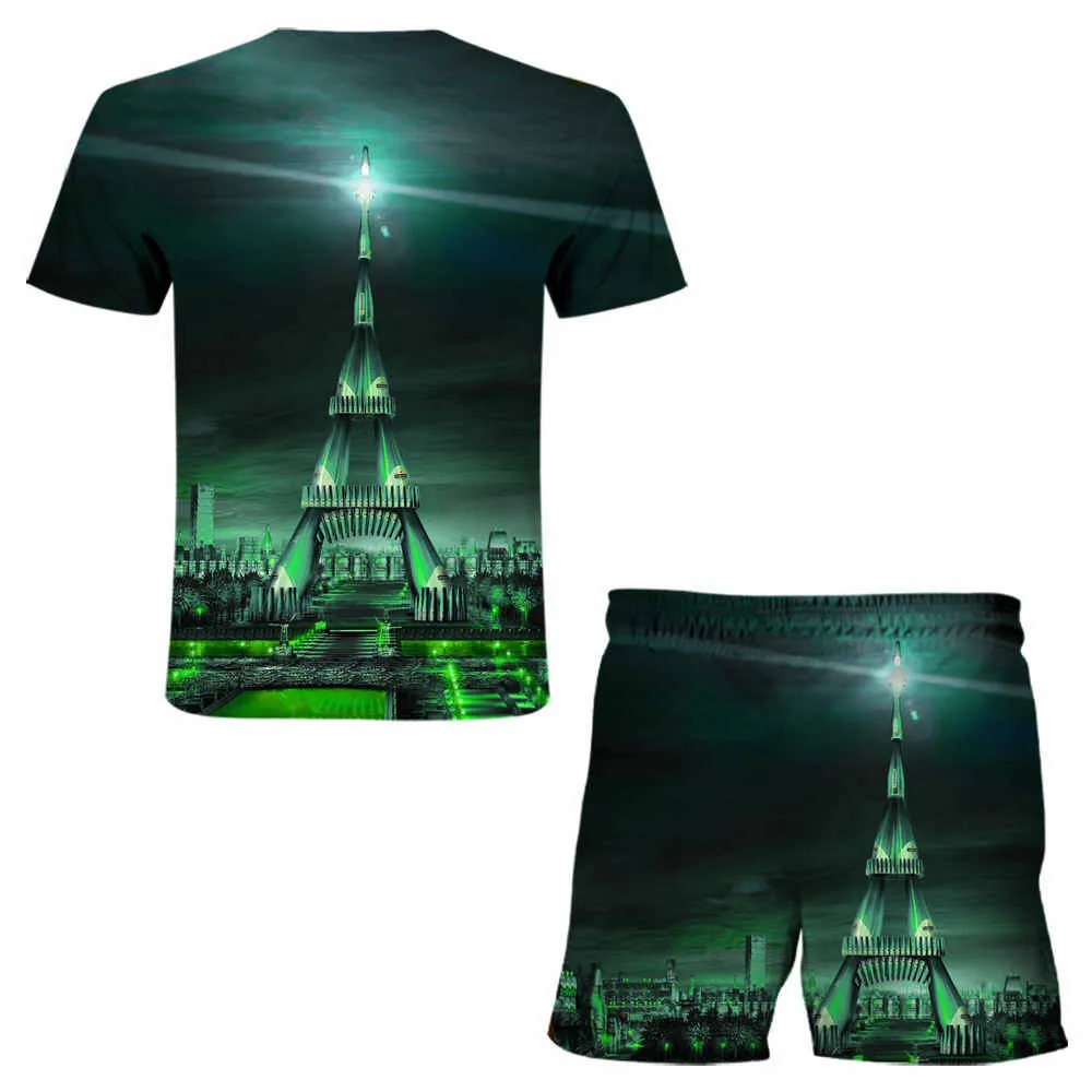 

Men's Summer Leisure Sports 3d Beer Plus Size Fitness Running Two-piece Suit Oireann Na Bhfear