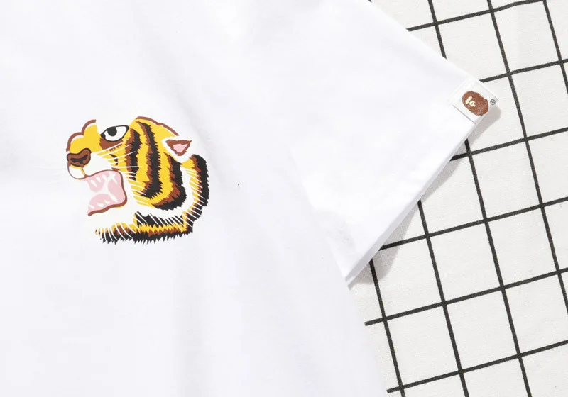 

Summer Tshirt Man Round Neck T-shirt Men Women Brand Casual Animel Printed T Shirt Half-sleeved Loose Basic T Shirt Tops