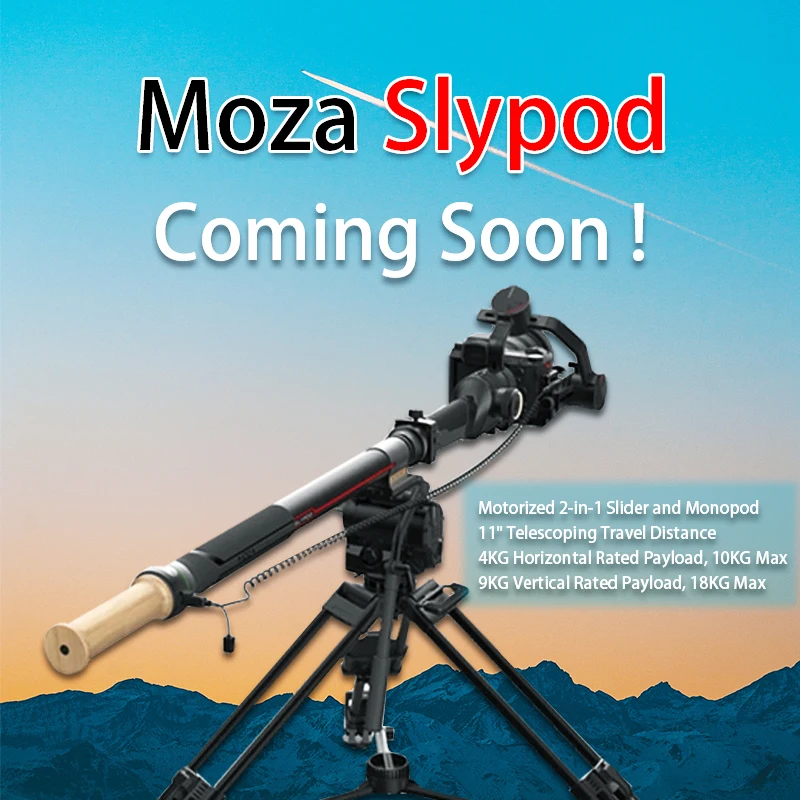 MOZA Slypod 2 в 1 слайдер монопод для Gimbal Moza Aircross ульсветильник водонепроницаемый