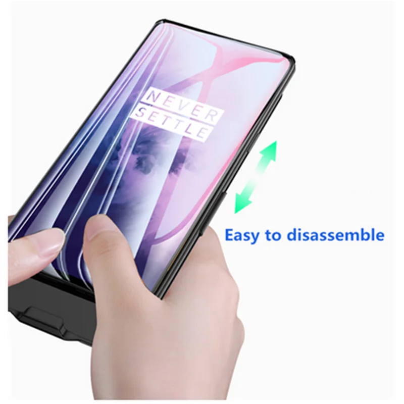 Smart Phone Charger Battery Case 6800Mah for Oneplus 7T External Shockproof Power Bank Charging Cover | Мобильные телефоны и