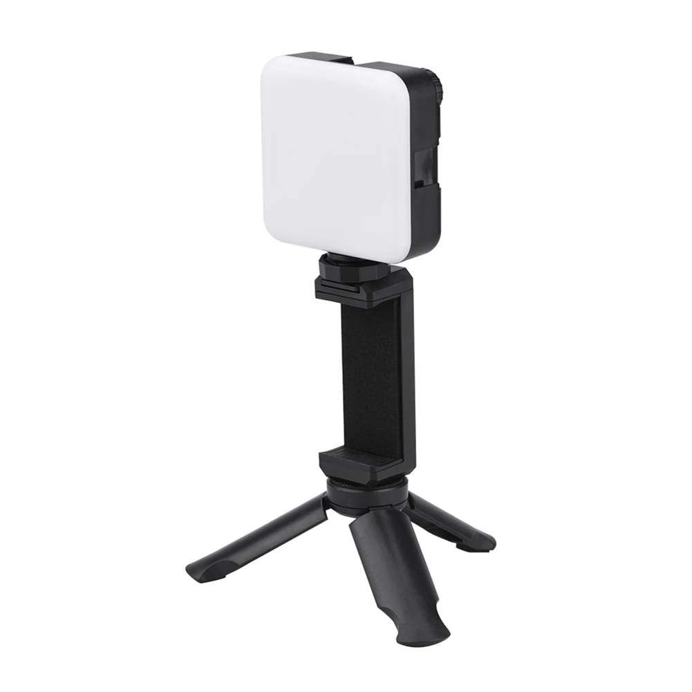 

Phone Tripod Stand Condenser Microphone LED Fill Light for Photo Video Camera Vlog Photography Live Recording YouTube